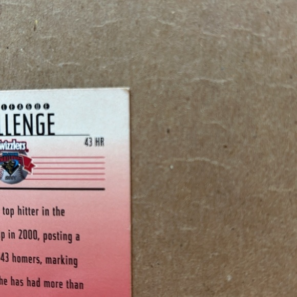 EUC 2001 Upper Deck baseball card Gary Sheffield #6 out of 10 Twizzlers - Picture 5 of 5